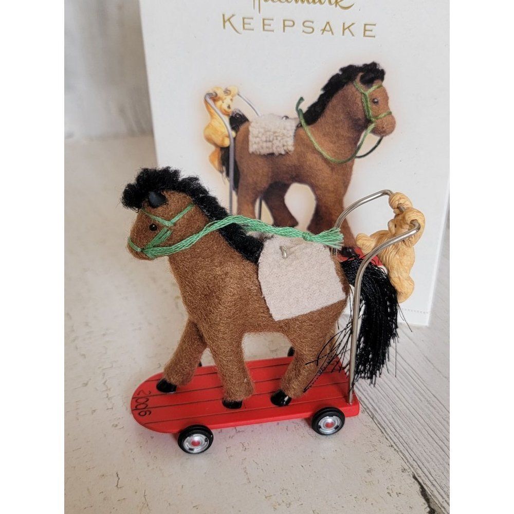 Hallmark 2006 a pony for Christmas ornament Xmas